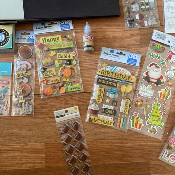 Photo album, paper pad & stickers - Picture 5 of 7